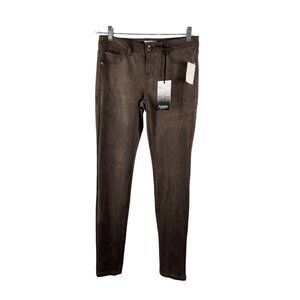 Kensie You Look Effortless Sexy Fit Taupe Ankle Biter Skinny Pants Size 28 NWT